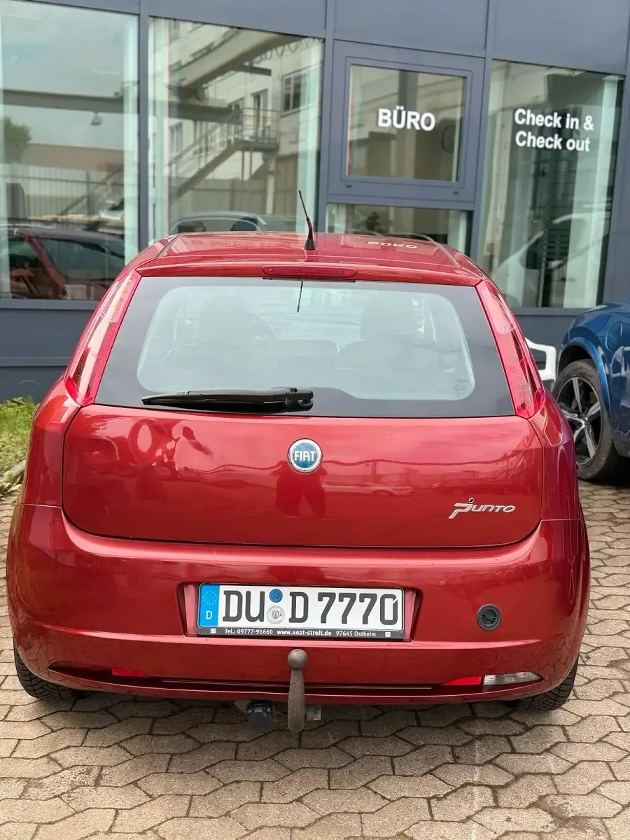 Gebraucht Fiat Punto 77 PS (56 kW) 2007 Rot Kleinwagen