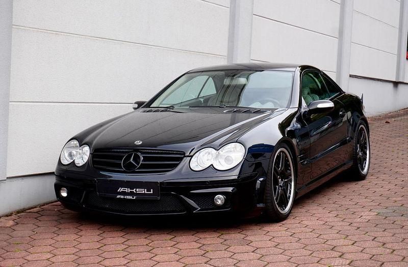 Schwarz Gebraucht 2008 Mercedes SL55 AMG AMG Cabrio | 64.555 € - Bild 1/4