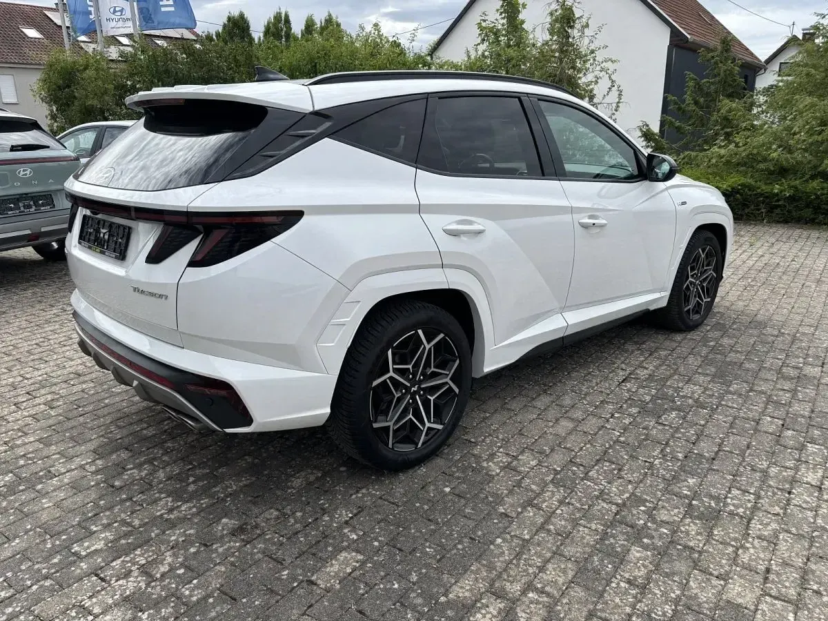 Gebraucht Hyundai Tucson N Line 150 PS (110 kW) 2024 Weiß SUV
