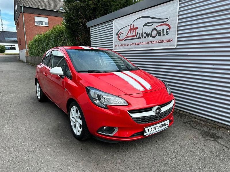 Rot Gebraucht 2016 Opel Corsa Kleinwagen | 7.699 € (Fairer Preis) - Bild 1/4