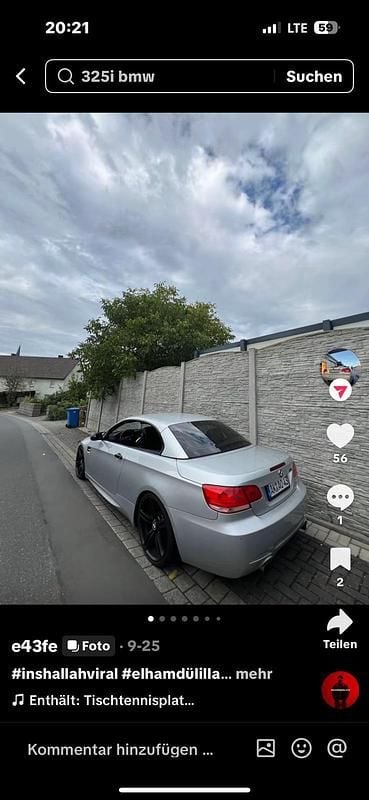 Gebraucht BMW 335 Cabriolet 306 PS (225 kW) 2007 Silber Cabrio