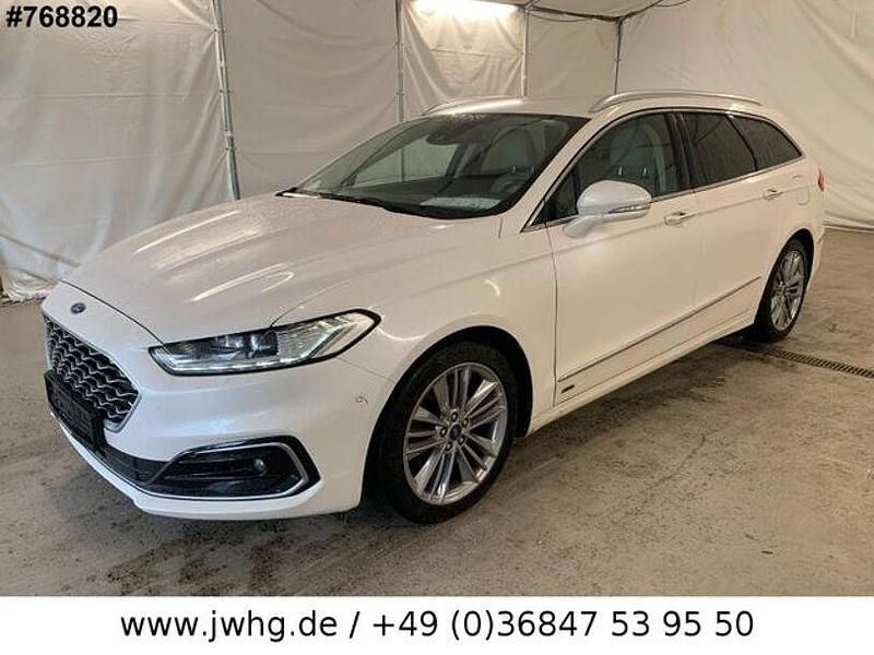 White platinum Gebraucht 2020 Ford Mondeo Vignale Kombi | 18.950 € (Fairer Preis) - Bild 1/4
