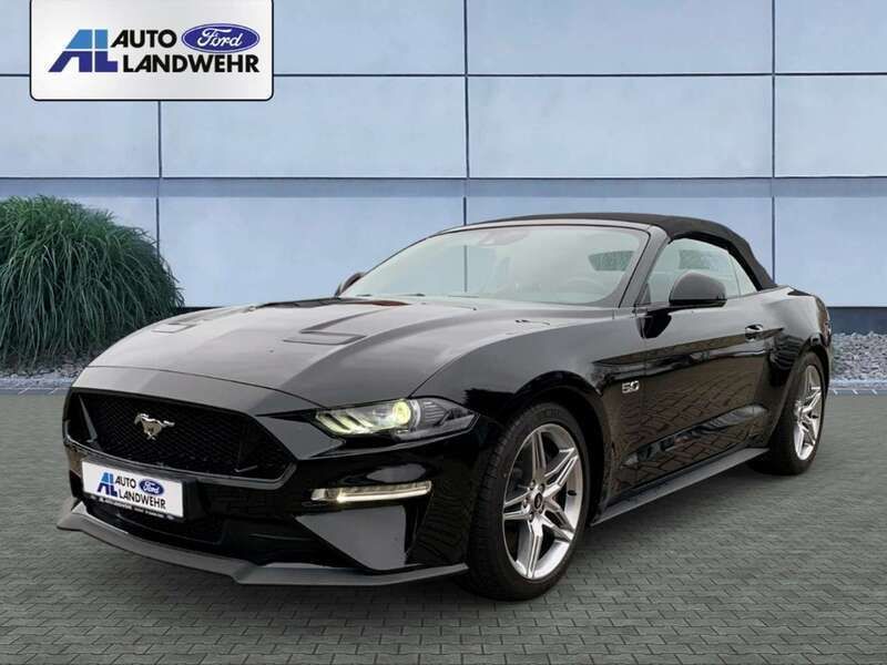 Schwarz Gebraucht 2022 Ford Mustang GT Premium Convertible Cabrio | 50.990 € (Etwas zu teuer) - Bild 1/4