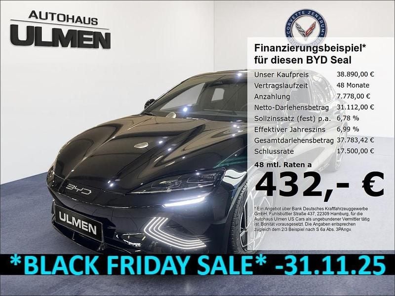 Schwarz Gebraucht 2025 BYD Seal Design Limousine | 38.890 € (Superpreis) - Bild 1/4