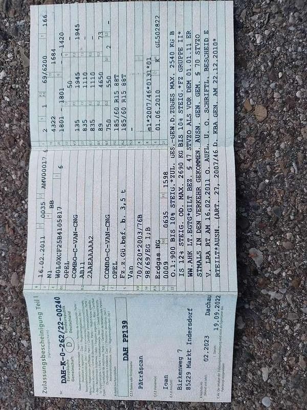 Gebraucht Opel Combo 94 PS (69 kW) 2011 Van