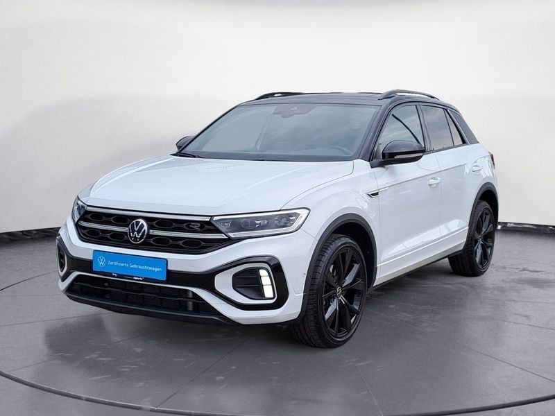 Pure white/schwarz Gebraucht 2024 VW T-Roc Beats SUV | 35.960 € (Teuer) - Bild 1/4
