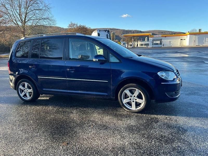 Gebraucht VW Touran Highline 170 PS (125 kW) 2007 Blau Van / Kleinbus