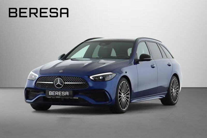Spektralblau lack Gebraucht 2025 Mercedes C200 AMG Kombi | 49.990 € - Bild 1/4