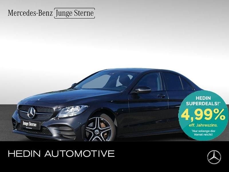 Grau Gebraucht 2020 Mercedes C300e AMG Limousine | 26.990 € (Etwas zu teuer) - Bild 1/4