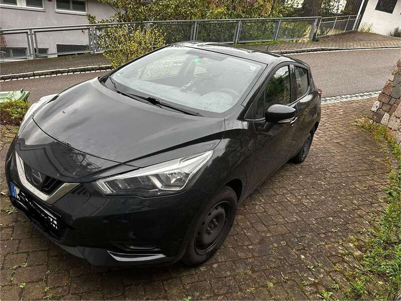 Schwarz Gebraucht 2017 Nissan Micra Acenta Kleinwagen | 6.000 € (Superpreis) - Bild 1/3