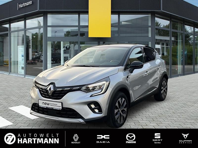 Gebraucht Renault Captur Komfort 91 PS (66 kW) 2023 Highlandgrau und blackpearlschwarz (grau) SUV