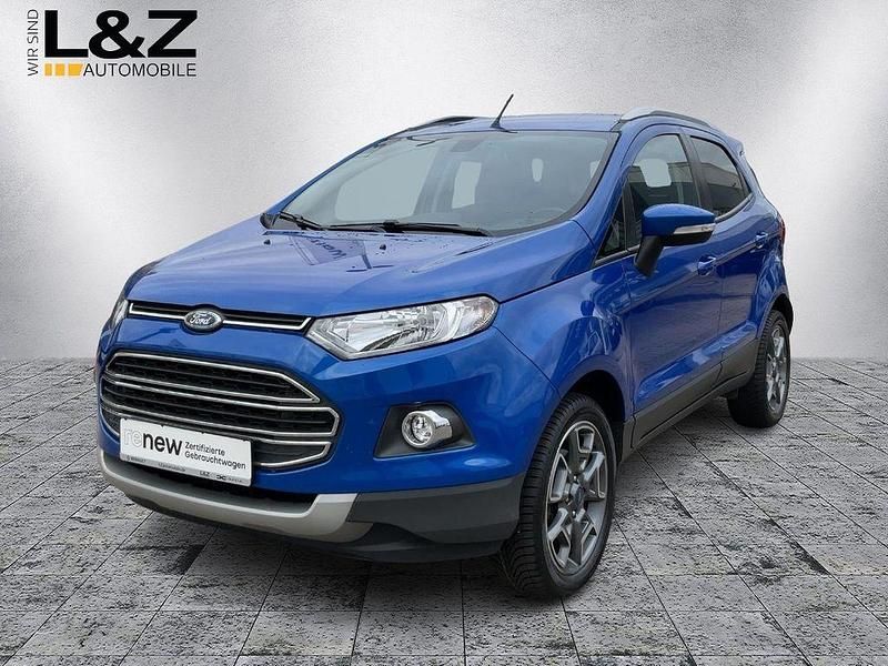 Kineticblau (metallic) Gebraucht 2017 Ford Ecosport Titanium SUV | 12.980 € (Etwas zu teuer) - Bild 1/4