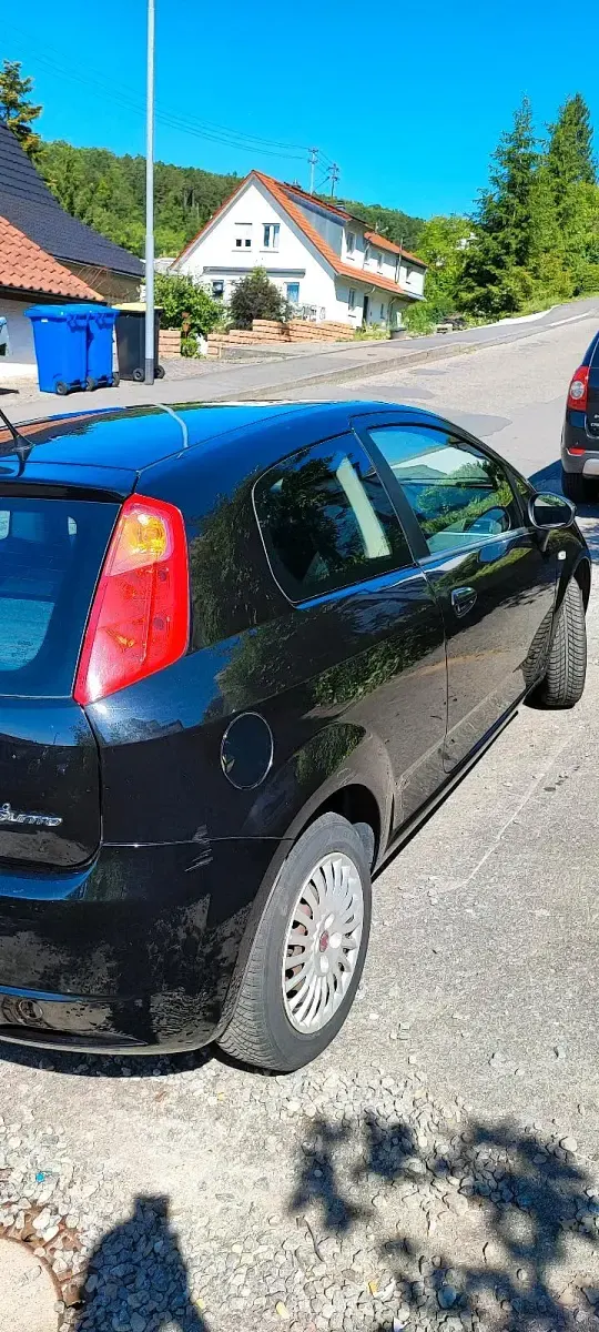 Gebraucht Fiat Punto 75 PS (55 kW) 2008 Schwarz Kleinwagen