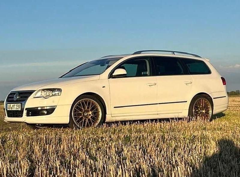 Weiß Gebraucht 2008 VW Passat R-line Kombi | 6.999 € (Teuer) - Bild 1/4