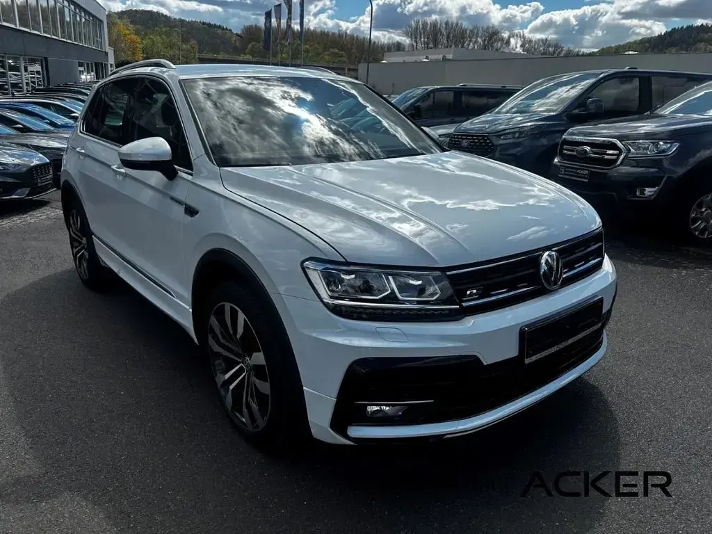 Gebraucht VW Tiguan R-line 220 PS (161 kW) 2018 Weiss SUV