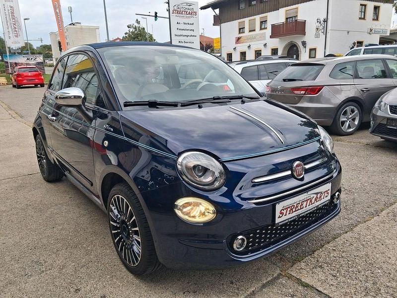 Blau Gebraucht 2017 Fiat 500 Riva Cabrio | 7.790 € (Guter Preis) - Bild 1/4