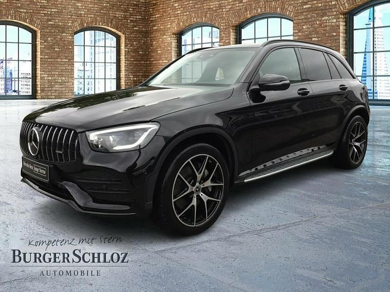 Metalliclack obsidianschwarz Gebraucht 2021 Mercedes GLC400d AMG SUV | 59.800 € (Teuer) - Bild 1/4