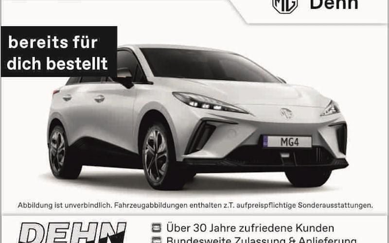 Silber Neu 2025 MG MG4 EV Kleinwagen | 35.989 € (Fairer Preis) - Bild 1/3