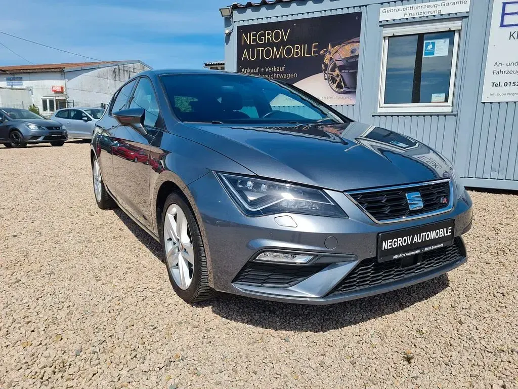 Usata Seat Leon FR 179 CV (131 kW) 2018 Grigio Berlina