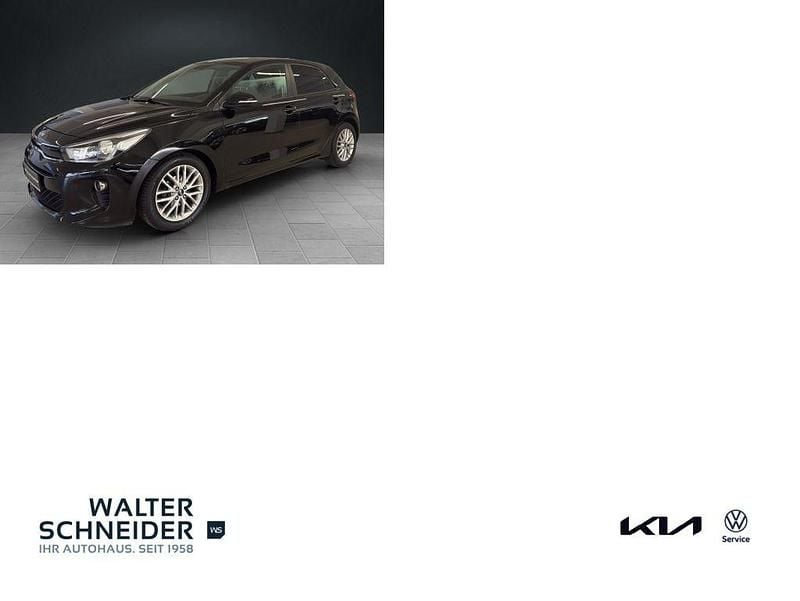 Schwarz Gebraucht 2019 Kia Rio DREAM-TEAM Edition Limousine | 11.950 € (Fairer Preis) - Bild 1/4