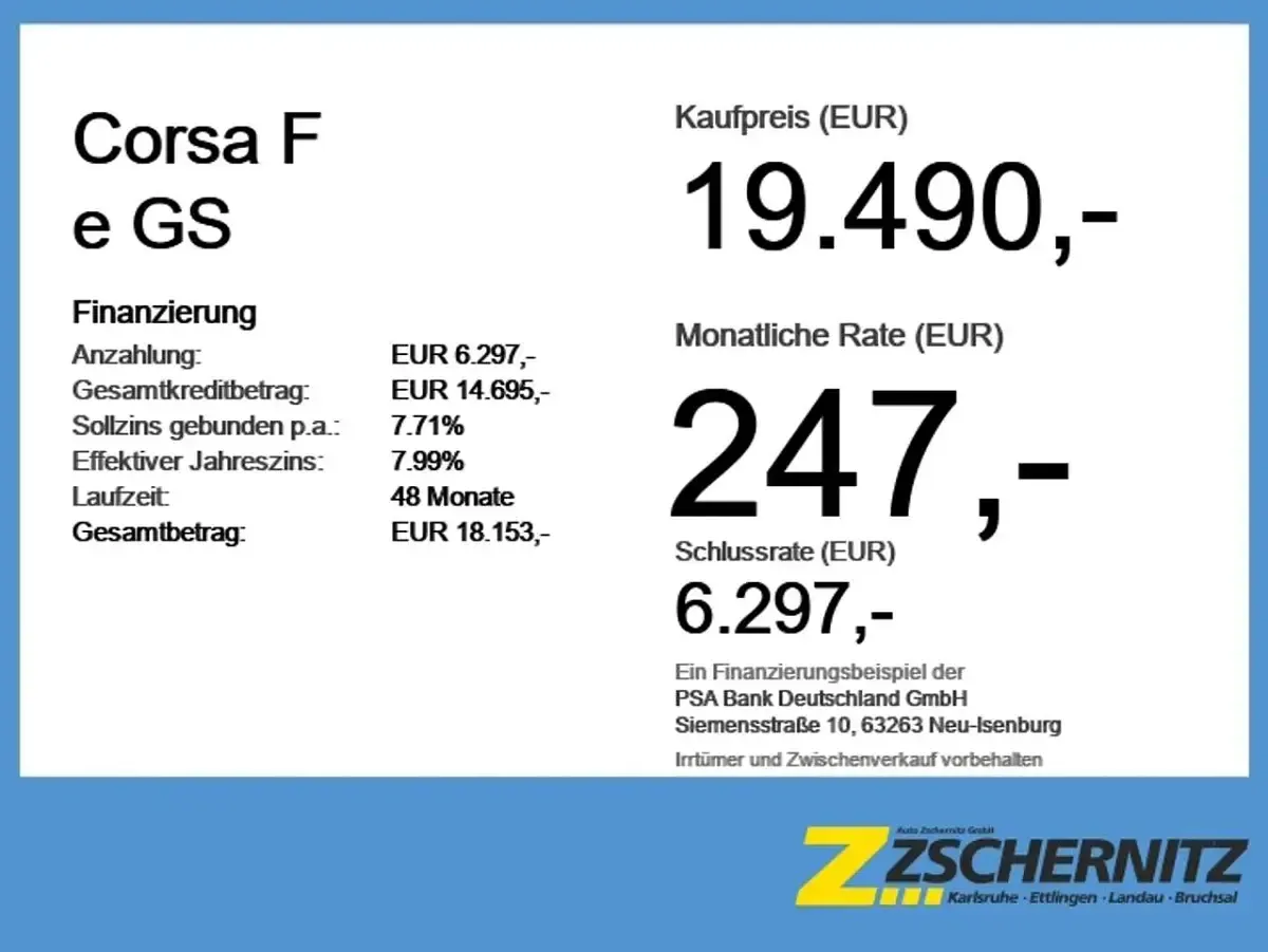 Gebraucht Opel Corsa-e 100 kW (136 PS) 2023 Lack weiss banquise/typ aussen Kleinwagen
