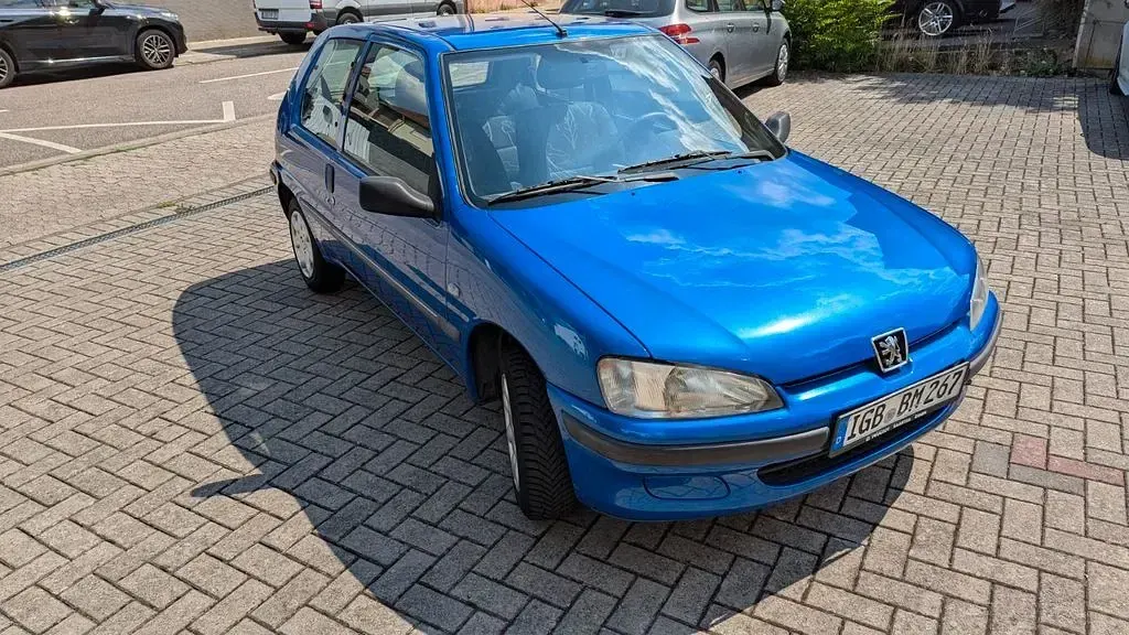 Gebraucht Peugeot 106 60 PS (44 kW) 2002 Blau Kleinwagen