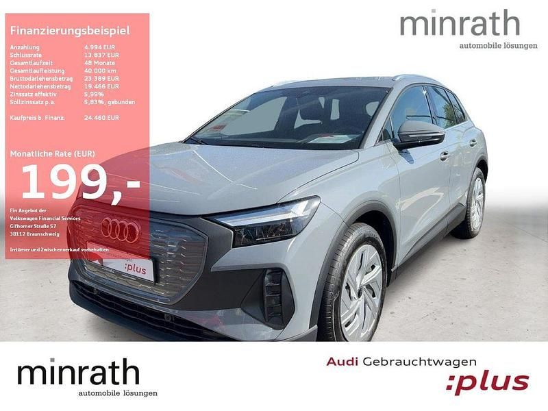 Grau Gebraucht 2023 Audi Q4 e-tron Basis SUV | 24.310 € (Superpreis) - Bild 1/4