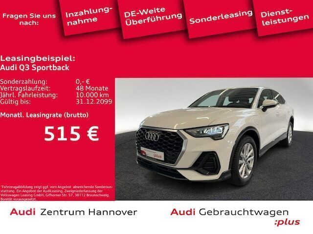 Ibisweiß Gebraucht 2022 Audi Q3 Sportback SUV | 29.950 € (Superpreis) - Bild 1/4