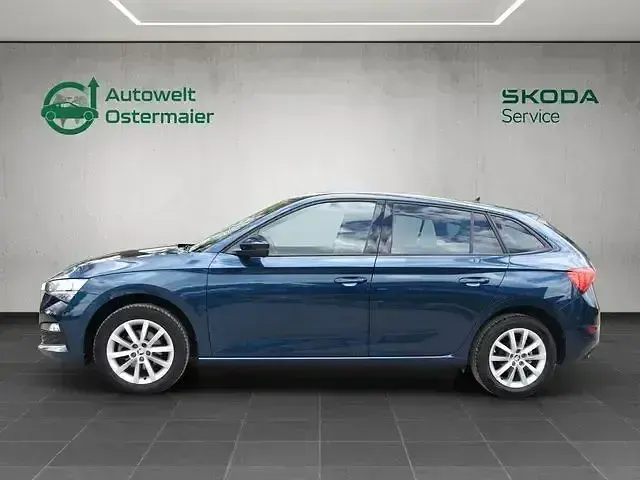 Gebraucht Skoda Scala Ambition 110 PS (80 kW) 2021 Blau Kleinwagen
