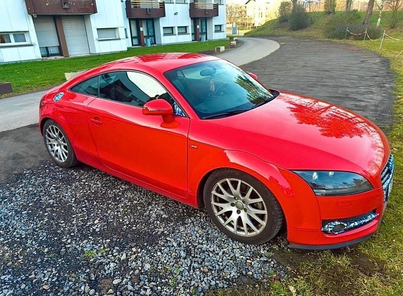 Rot Gebraucht 2008 Audi TT S-Line Coupé | 9.999 € (Superpreis) - Bild 1/4