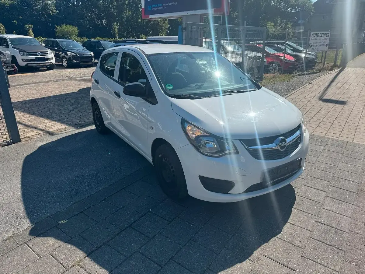 Gebraucht Opel Karl Active 75 PS (55 kW) 2015 Weiß Kleinwagen