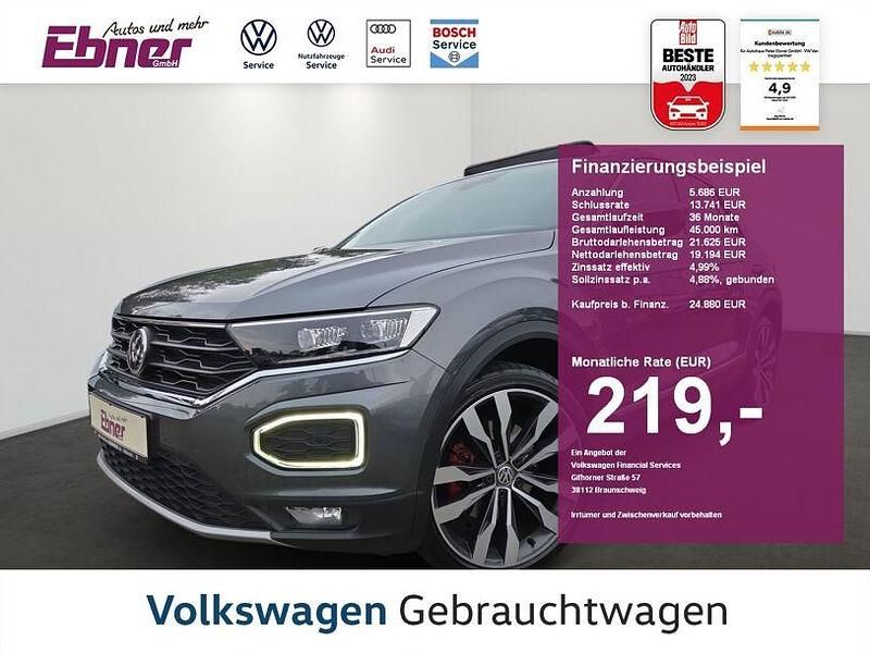 Indiumgrau (metallic) Gebraucht 2020 VW T-Roc Sportline SUV | 24.880 € (Fairer Preis) - Bild 1/4