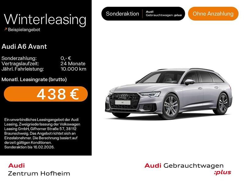 Silber Gebraucht 2025 Audi A6 S-Line Kombi | 54.890 € (Fairer Preis) - Bild 1/3
