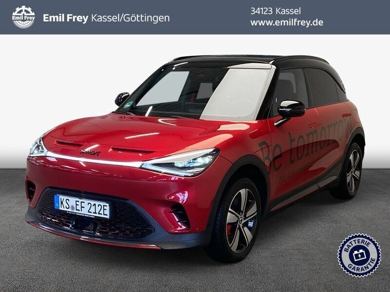 Laser red metallic/dach in ecl Gebraucht 2025 Smart #1 Brabus SUV | 36.800 € (Guter Preis) - Bild 1/4