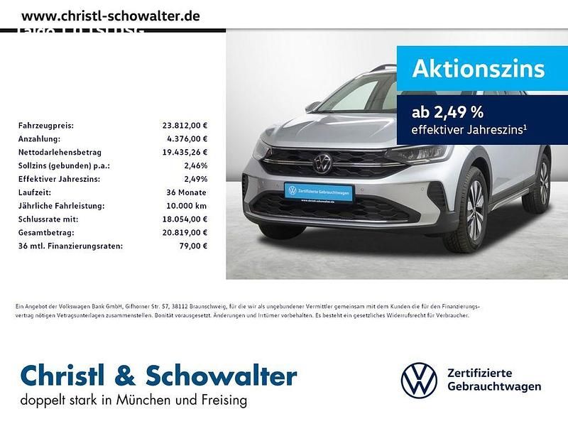 Reflexsilber metallic Gebraucht 2024 VW Taigo Move SUV | 23.812 € (Fairer Preis) - Bild 1/4