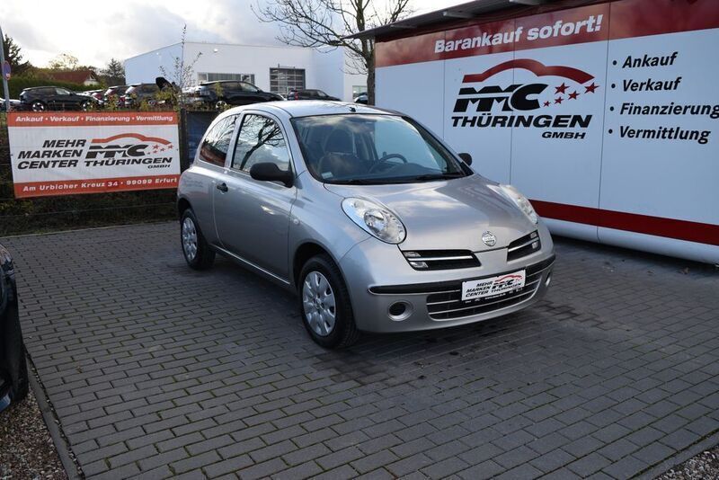 Silber Gebraucht 2006 Nissan Micra Visia Kleinwagen | 1.990 € (Fairer Preis) - Bild 1/4