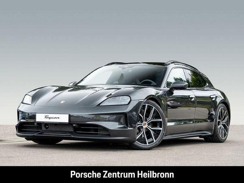 Vulkangraumetallic Gebraucht 2024 Porsche Taycan Sport Turismo Limousine | 107.900 € (Superpreis) - Bild 1/4