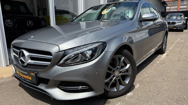 Palladiumsilber metalliclack Gebraucht 2015 Mercedes C200 Avantgarde Limousine | 17.490 € (Guter Preis) - Bild 1/4