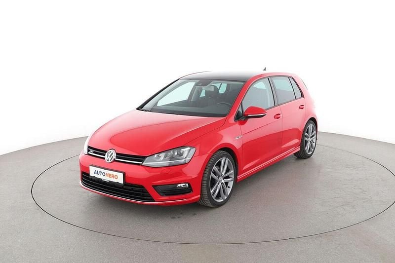 Rot Gebraucht 2015 VW Golf VII LOUNGE Limousine | 14.060 € (Fairer Preis) - Bild 1/3
