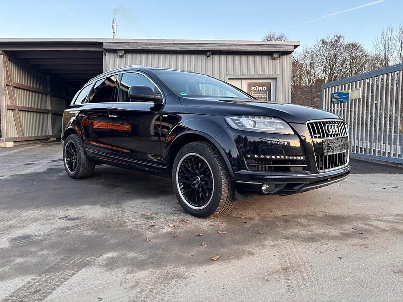 Schwarz Gebraucht 2013 Audi Q7 S-Line SUV | 13.990 € (Superpreis) - Bild 1/4