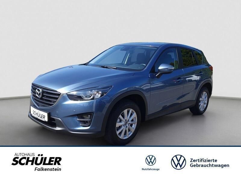 Blau Gebraucht 2015 Mazda CX-5 Exclusive-Line SUV | 16.785 € (Fairer Preis) - Bild 1/4