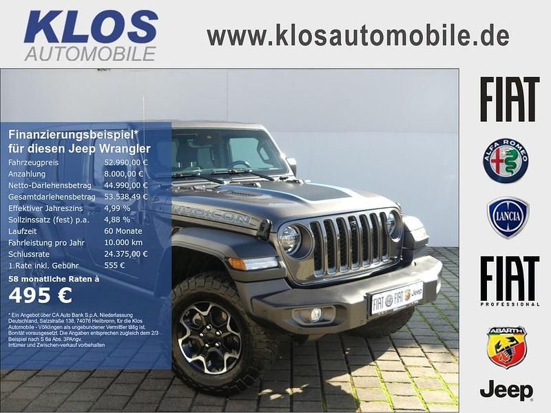 Grau Gebraucht 2021 Jeep Wrangler Rubicon SUV | 52.990 € (Fairer Preis) - Bild 1/4