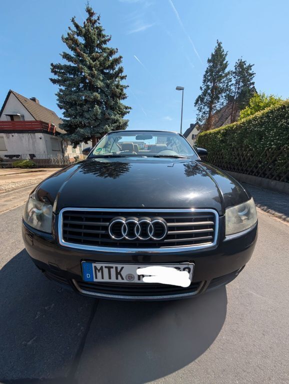 Schwarz Gebraucht 2003 Audi A4 Cabriolet Design Cabrio | 2.999 € (Superpreis) - Bild 1/4