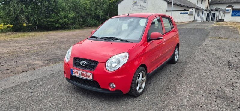 Rot Gebraucht 2009 Kia Picanto Attract Kleinwagen | 3.000 € (Fairer Preis) - Bild 1/4