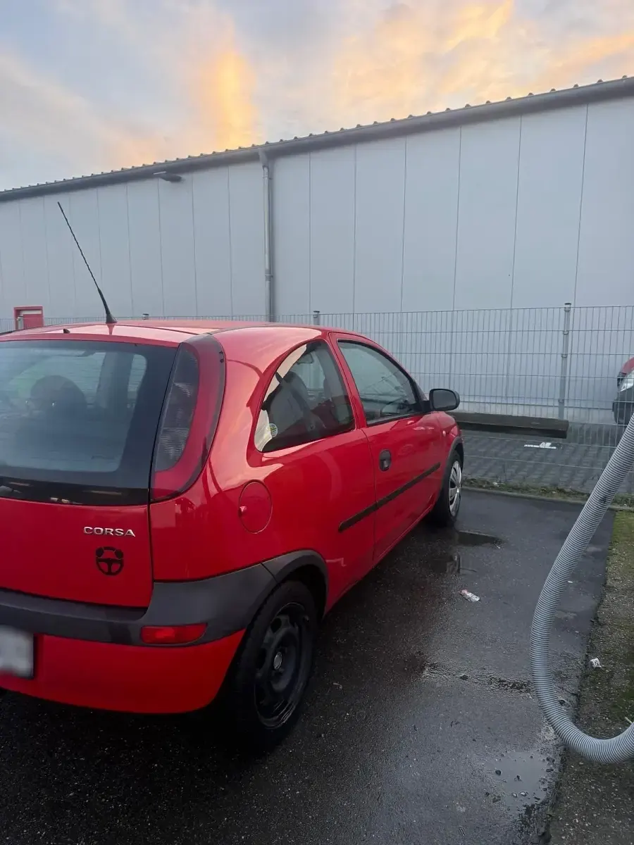 Gebraucht Opel Corsa 2002 Rot Kleinwagen