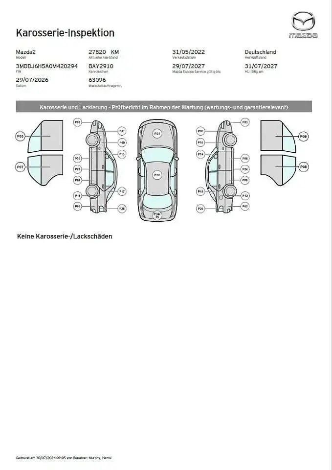 Gebraucht Mazda 2 Exclusive-Line 90 PS (66 kW) 2022 Blau Kleinwagen