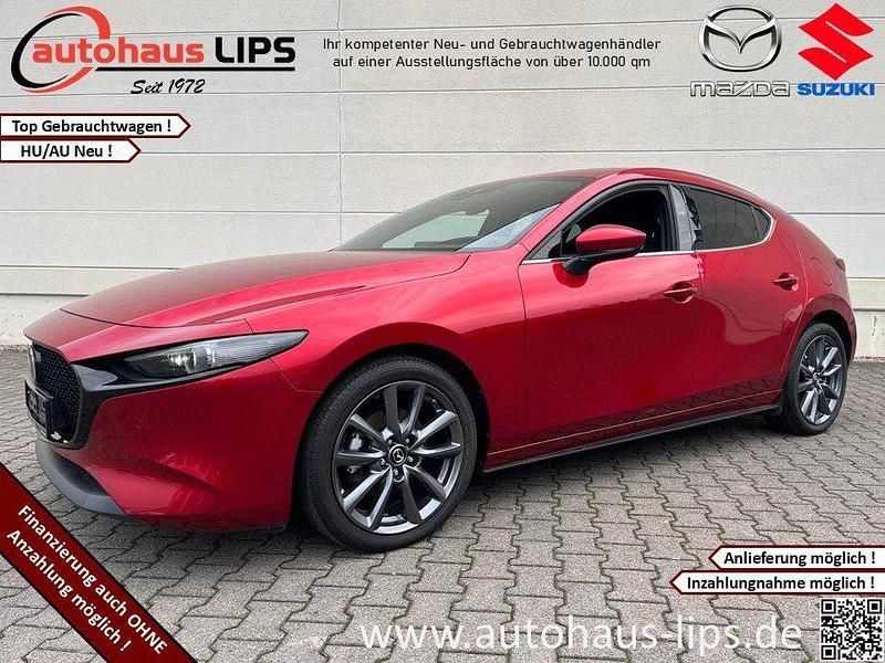 Soul red crystal m Gebraucht 2021 Mazda 3 Selection Limousine | 18.990 € (Fairer Preis) - Bild 1/4