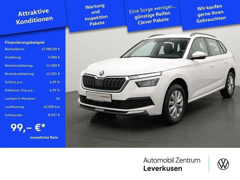Gebraucht Skoda Kamiq Ambition 110 PS (80 kW) 2022 Weiss SUV