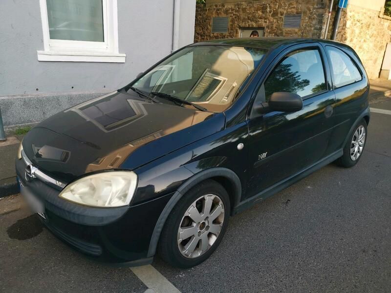 Schwarz Gebraucht 2003 Opel Corsa Kleinwagen | 770 € (Guter Preis) - Bild 1/4