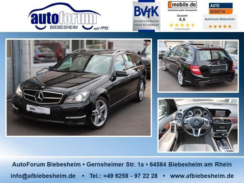 Schwarz unilack Gebraucht 2011 Mercedes C350 AMG Kombi | 14.999 € (Fairer Preis) - Bild 1/4